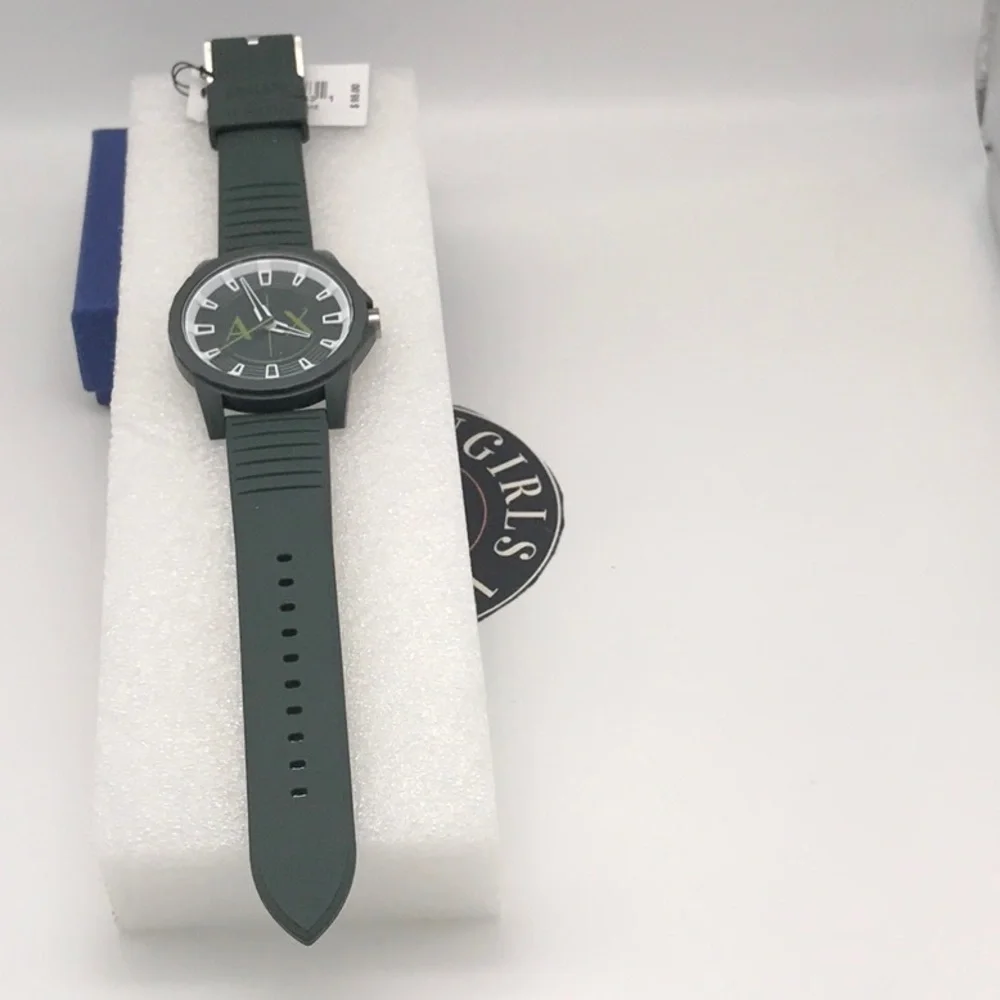 ARMANI EXCHANGE A/X  Dark Green Quartz Analog Watch NWT